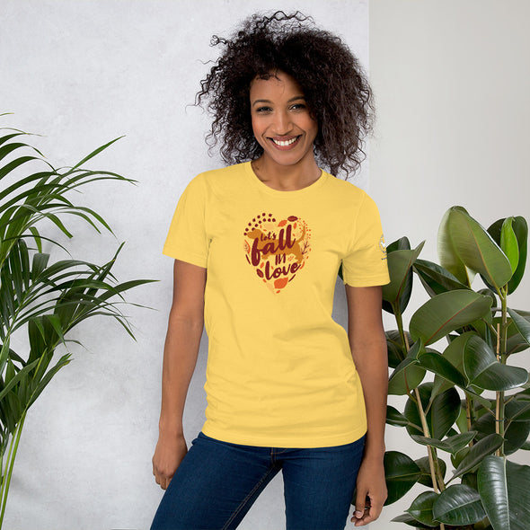 Let's Fall in Love Basset Hound Unisex t-shirt