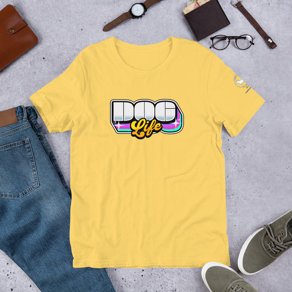 Retro Dog Life Unisex t-shirt