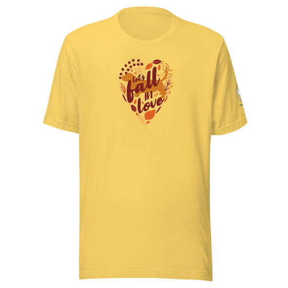 Let's Fall in Love Basset Hound Unisex t-shirt