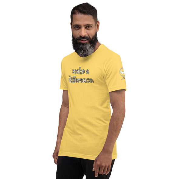 Make a difference Unisex t-shirt