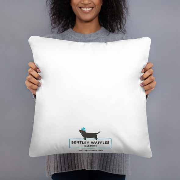Black and White Duckie Pillow
