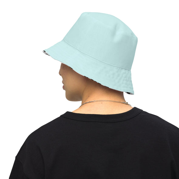 B. W. Blue Hound Life Reversible Bucket Hat