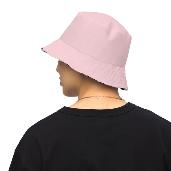 B. W. Pink Hound Life Reversible Bucket Hat