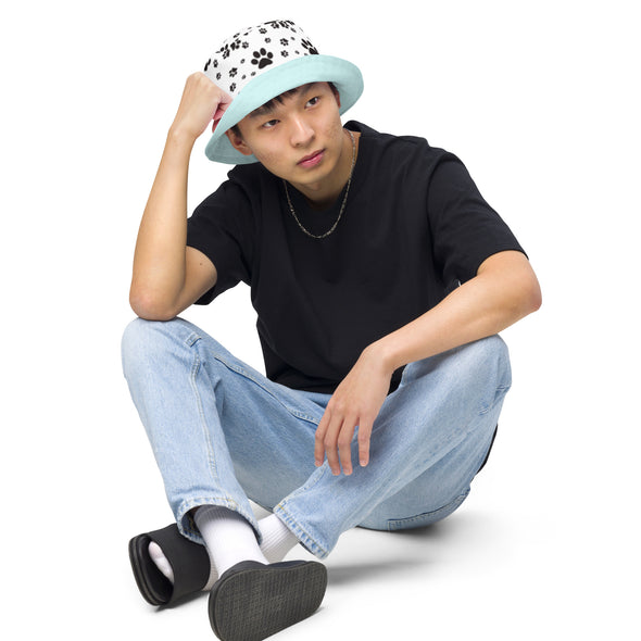 B. W. Blue Hound Life Reversible Bucket Hat