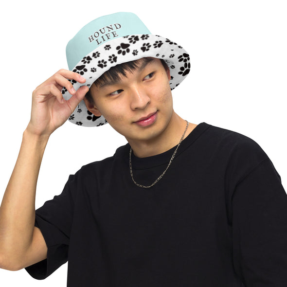 B. W. Blue Hound Life Reversible Bucket Hat