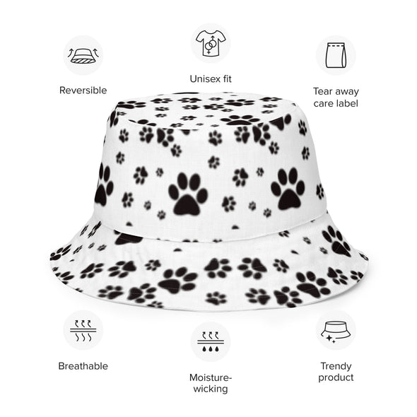 B. W. Blue Hound Life Reversible Bucket Hat