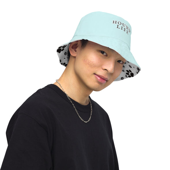 B. W. Blue Hound Life Reversible Bucket Hat