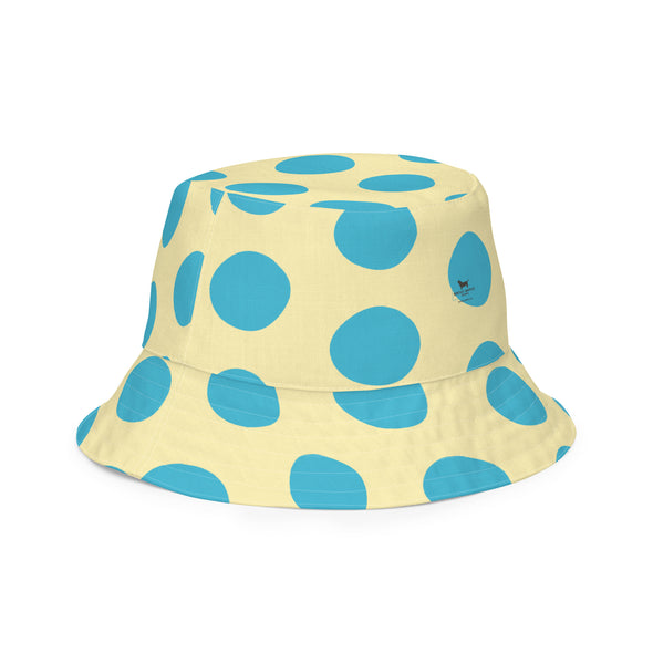 B. W. Polka Dot Monkey Reversible Bucket Hat