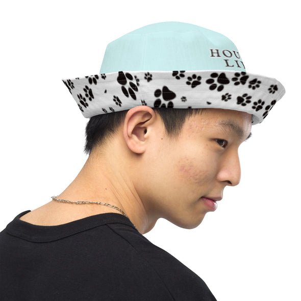 B. W. Blue Hound Life Reversible Bucket Hat