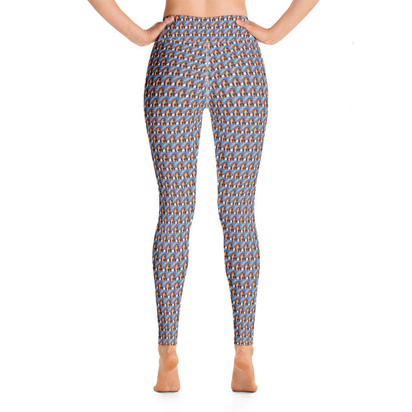Bentley Waffles Flamingo Yoga Leggings
