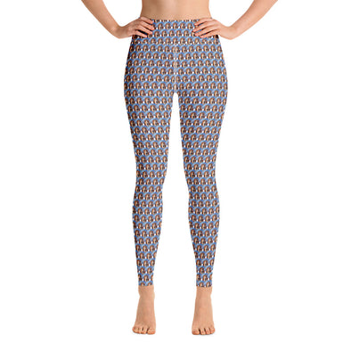 Bentley Waffles Flamingo Yoga Leggings