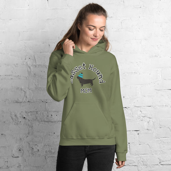 Basset Hound Mom Unisex Hoodie