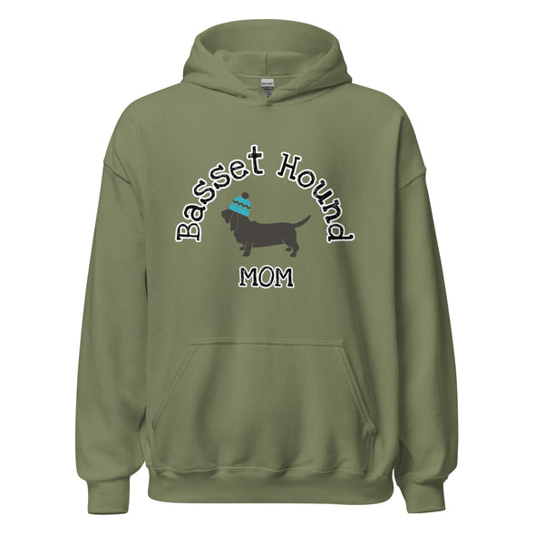Basset Hound Mom Unisex Hoodie