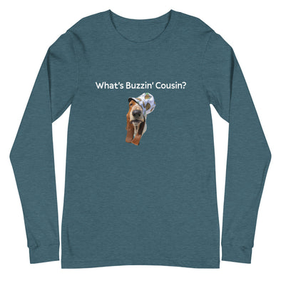 What's Buzzin' Cousin? Unisex Long-Sleeve Tee